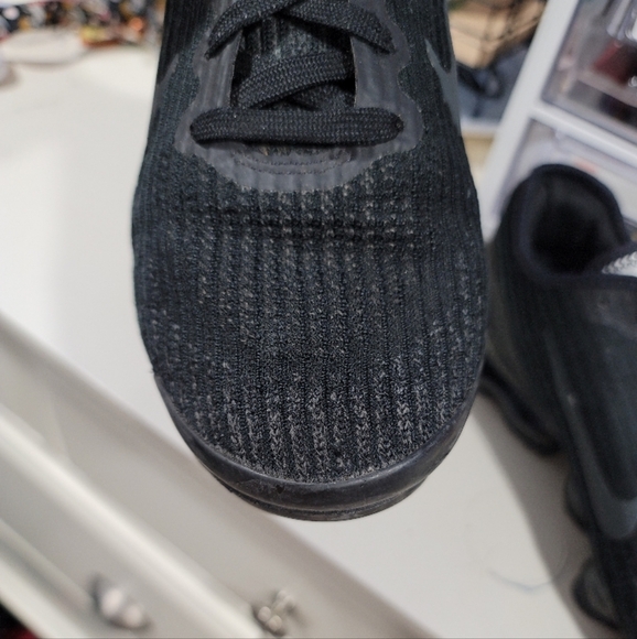 Nike Air VaporMax Flyknit 3 GS 'Black Anthracite' - Picture 8 of 8